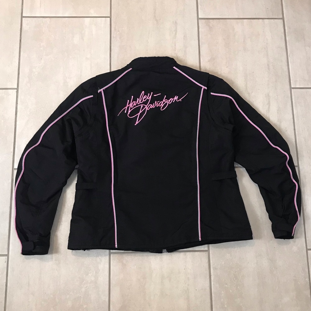 Harley Davidson embroidered motorcycle jacket